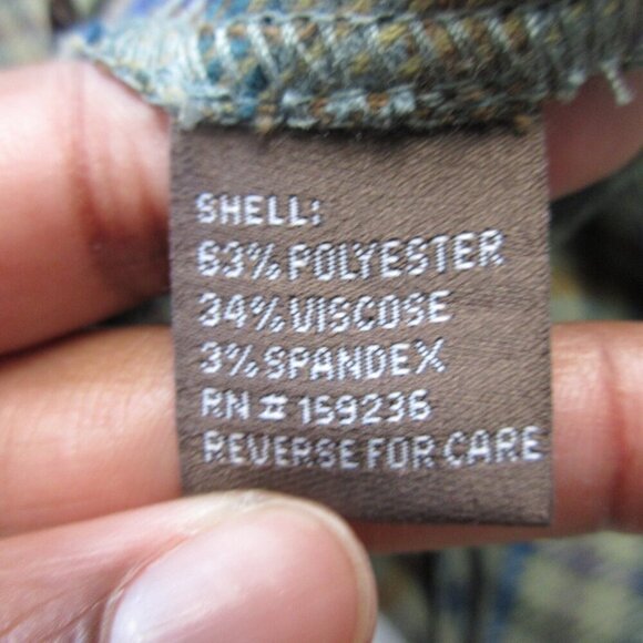 J. McLaughlin Yara Women's Ankle Pants 8 Green Check Stretch Preppy Work 410 - Picture 5 of 11